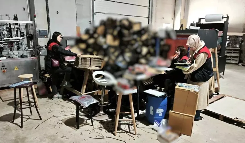 Lüleburgaz’da yasa dışı üretilmiş milyonlarca enerji içeceği ele geçirildi