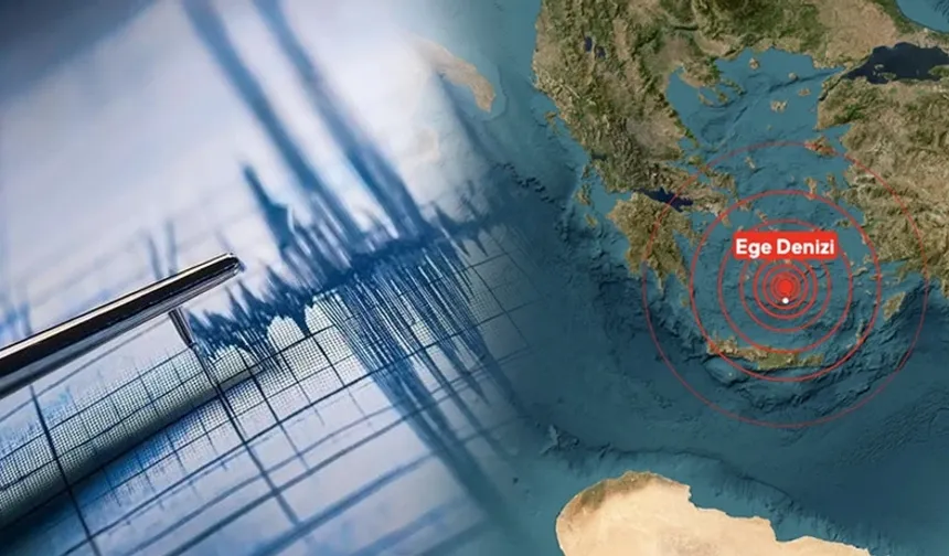Ege Denizi'nde 4,9 Büyüklüğünde Deprem!