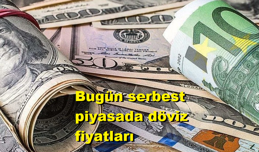 Bugün serbest piyasada döviz fiyatları