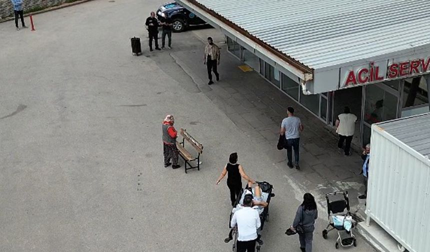 Tunceli Devlet Hastanesinde yangın paniği: Hastalar tahliye edildi