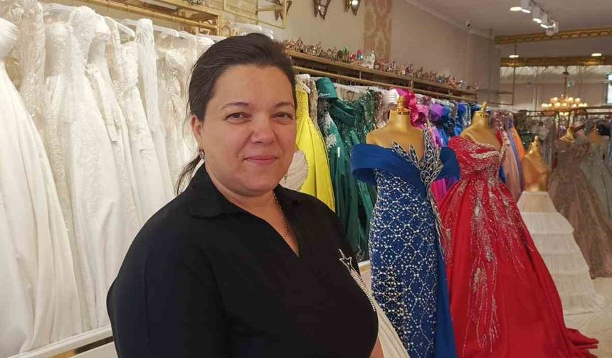Ne arsa ne borsa, kullandığınız gelinlik ve abiyeleri kiraya verin...