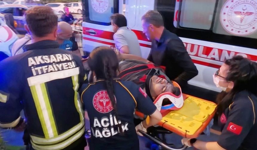 Aksaray’da asansör faciası: 2 ağır yaralı