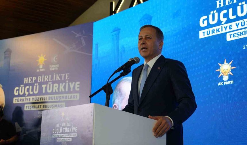 Bakan Yerlikaya: "Türkiye artık terörle anılan değil, teknolojiyle, yatırımla, ihracatla anılan bir ülke olmakta kararlı