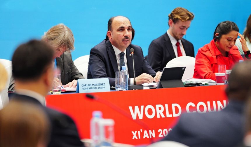 UCLG Başkanı Altay’dan "Gazze İçin Şehirlerin Sesi Platformu"na destek veren başkanlara teşekkür