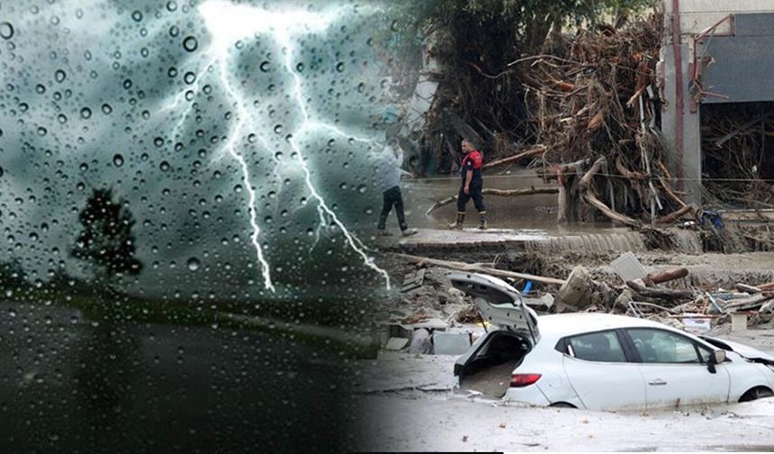 Valilik saat verdi! Sağanak İstanbul'a deliyor