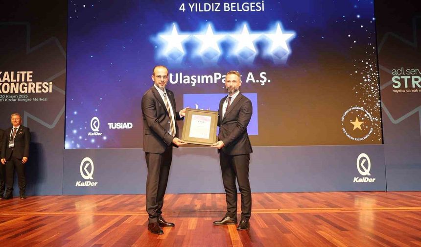 UlaşımPark’ın kalite yolculuğu 4 yıldızla tescillendi