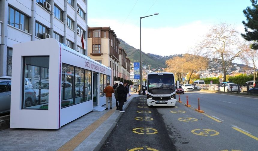 Ordu’da akıllı ve kapalı durak dönemi: Konfor ve teknoloji bir arada