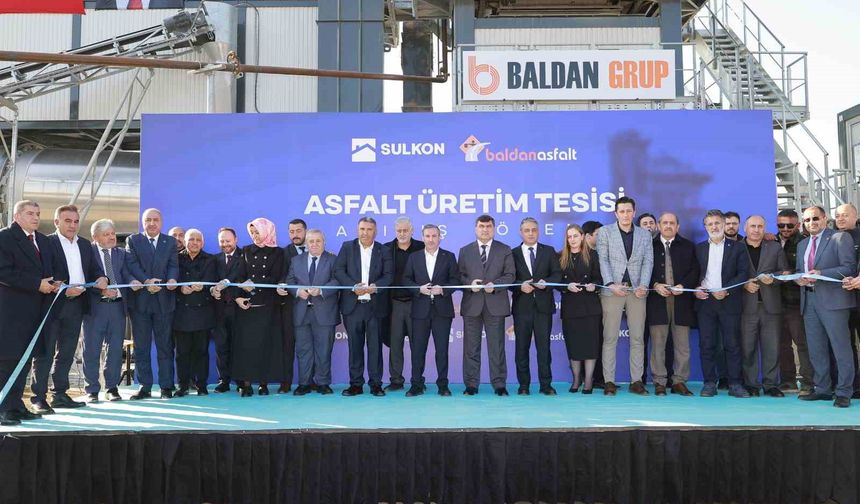 Sultanbeyli’de asfalt üretim tesisi açıldı