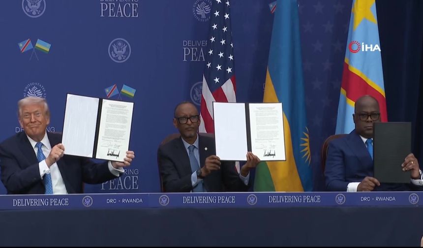 Trump’ın arabuluculuğunda Ruanda ve Kongo Demokratik Cumhuriyeti barış anlaşması imzalandı