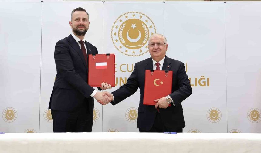 "Türkiye Cumhuriyeti Hükümeti ile Polonya Cumhuriyeti Hükümeti Arasında Savunma Alanında İş Birliği Anlaşması" imzalandı