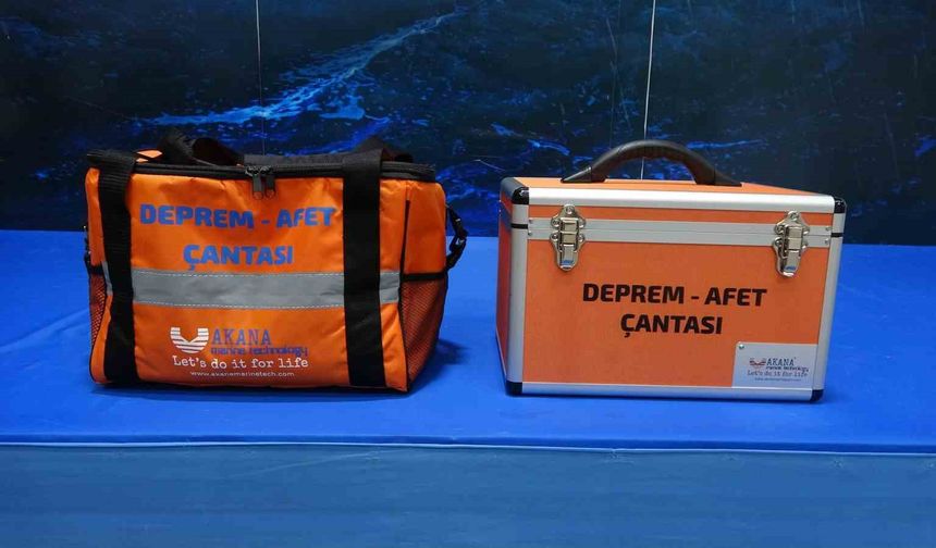 Türkiye’nin tek yerli acil durum gıdası ve suyu Trabzon’da deprem çantasına giriyor