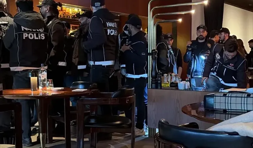 Beşiktaş’ta ünlülerin gittiği spor salonuna polis baskını