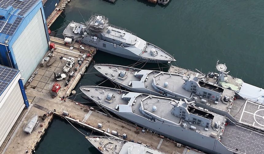 Katar için üretilen hücumbotları suya indirildi