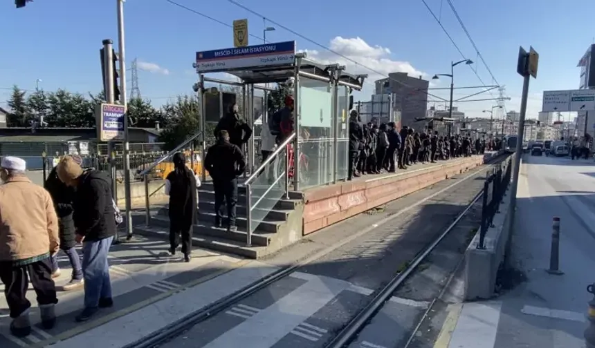 Topkapı - Mescidi Selam Tramvay Hattında Üzücü Olay