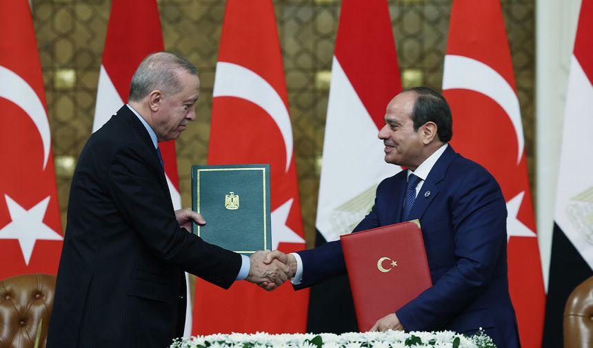 Türkiye ile Mısır arasında 7 anlaşma imzalandı