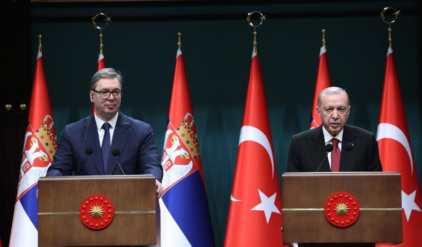 Türkiye ile Sırbistan arasında ortak bildiri yayımlandı