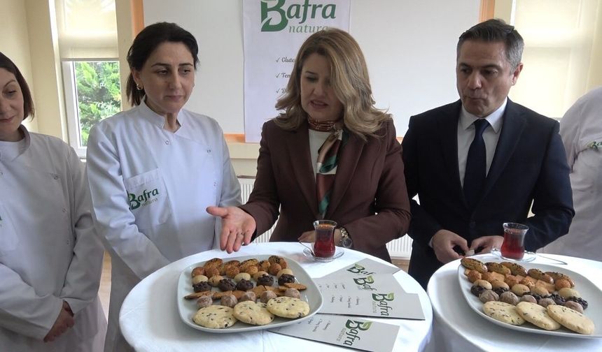 Bafra’da kadınlardan glütensiz üretim atağı