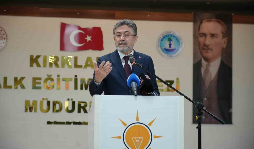 Bakan Yumaklı: "Savaşın hiçbir türünü tasvip etmiyoruz"