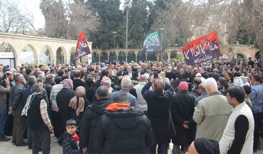 Şanlıurfa’da İran’a yönelik saldırıya tepki