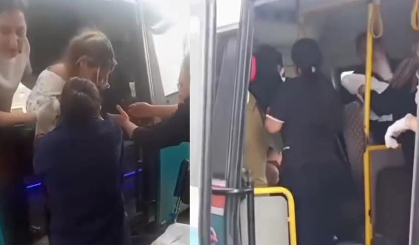 Yolculuk sırasında sancılanan kadın dolmuşta doğum yaptı