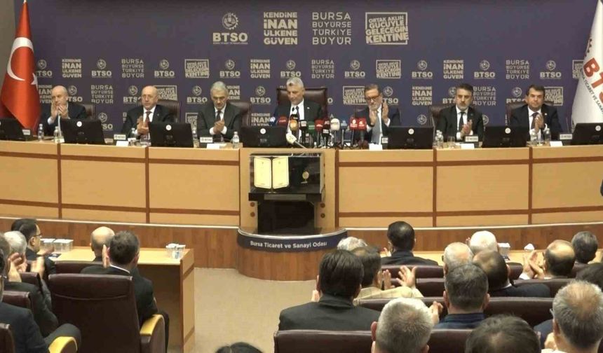 Bakan Bolat, Bursa’da iş adamlarıyla bir araya geldi