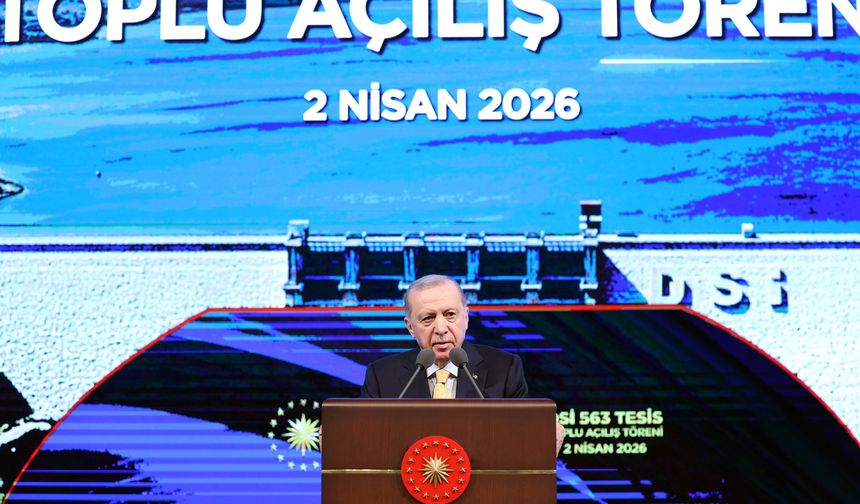 Cumhurbaşkanı Erdoğan: "Son 23 yılda su yatırımlarımızı zirveye çıkardık"