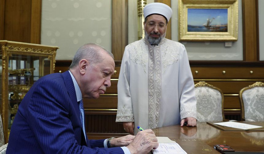 Cumhurbaşkanı Erdoğan, Türkiye Diyanet Vakfına kurban bağışında bulundu