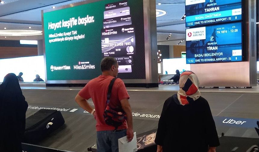 İstanbul Havalimanı’nda İran uçuşları yeniden başladı