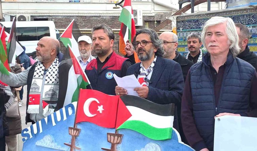 Kütahya’da Sumud Filosu’na yapılan saldırıya tepki
