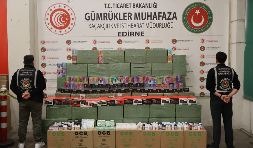 Ticaret Bakanlığı’ndan Kapıkule’de Büyük Kaçakçılık Operasyonu