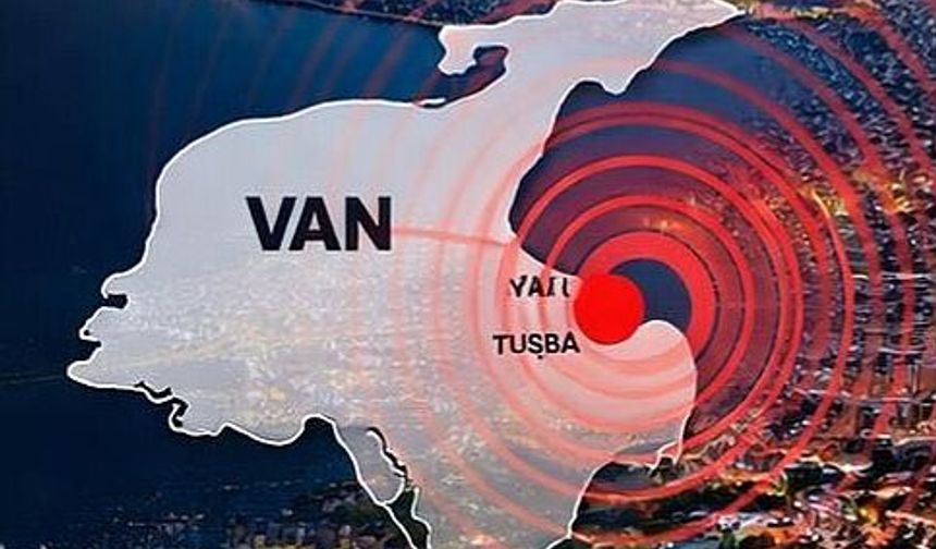 Van’da 5.2 büyüklüğünde deprem