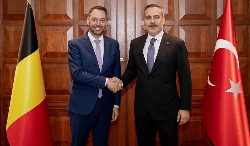 Bakan Fidan, Belçikalı mevkidaşı Prevot ile bir araya geldi