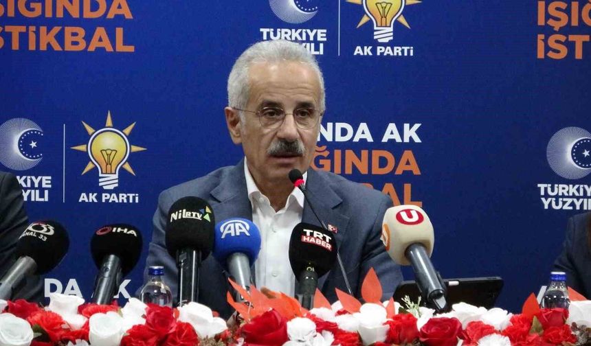 Bakan Uraloğlu: "Mersin’de yaklaşık 1 trilyon liralık yatırım yaptık"