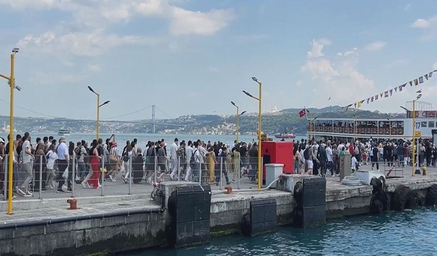 Bayramın son gününde Adalar vapuruna koştular