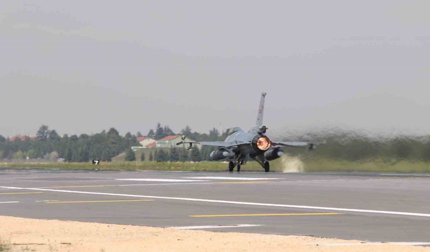 Efes 2026 için F-16’lar Eskişehir’den böyle havalandı