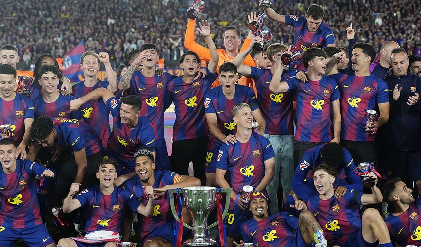 La Liga’da şampiyon Barcelona
