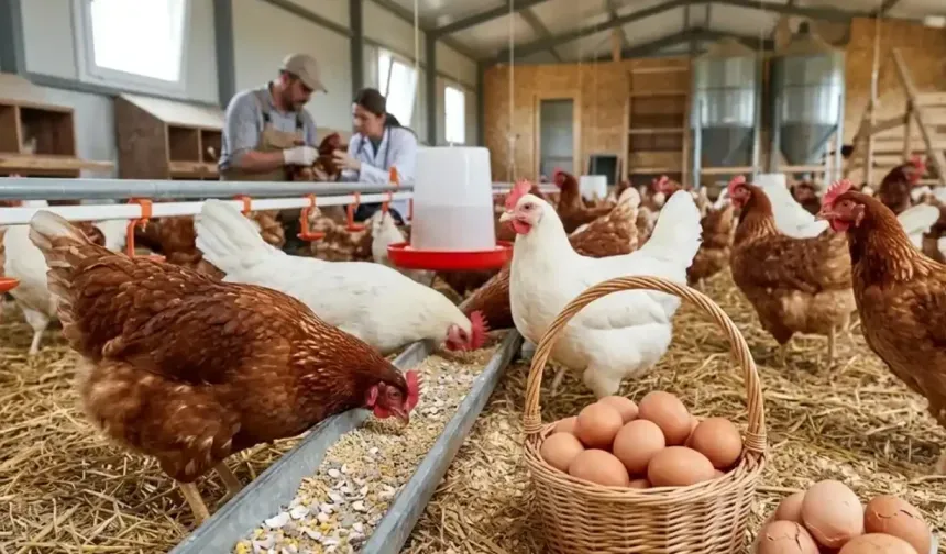 Mart ayında tavuk eti üretimi 232 bin 63 ton olarak gerçekleşti