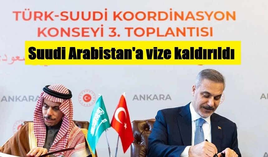 Türk-Suudi Koordinasyon Konseyi Üçüncü Toplantısı Ankara’da gerçekleşti