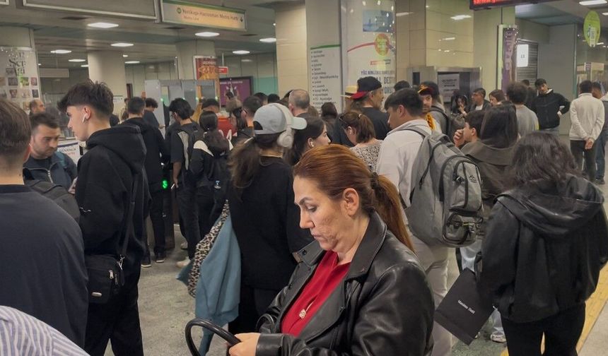 Yenikapı-Hacıosman ile Levent-Boğaziçi Üniversitesi-Hisarüstü metrolarında arıza