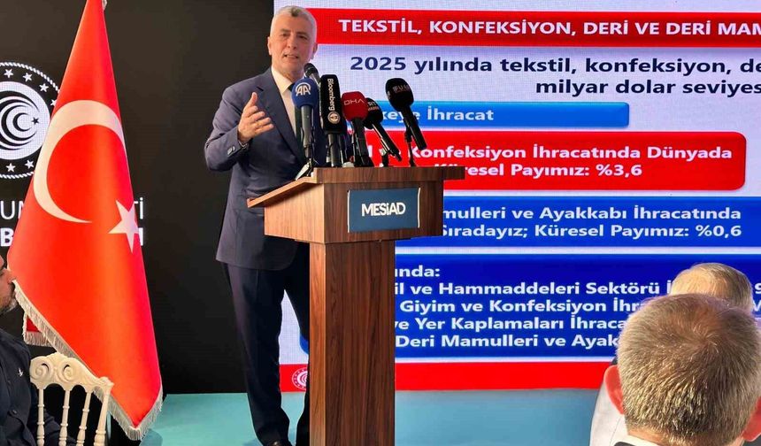 Bakan Bolat tekstil ve hazır giyim sektörünü değerlendirdi