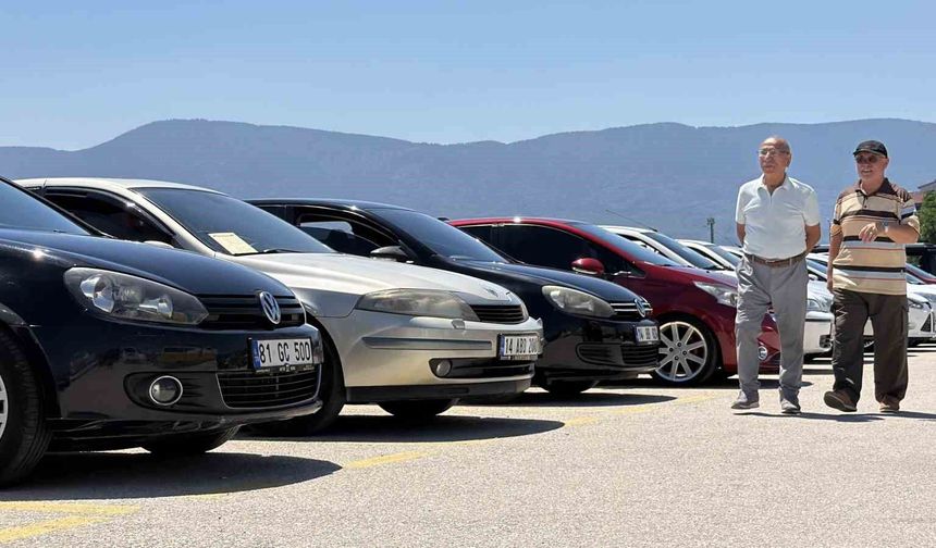 Bolu’da ikinci el araç satışları durgun