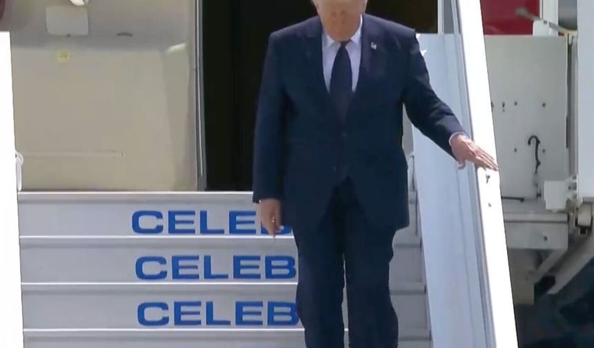 Trump Ankara’da: Çelebi Merdivenleriyle Dev Reklam Çalışması