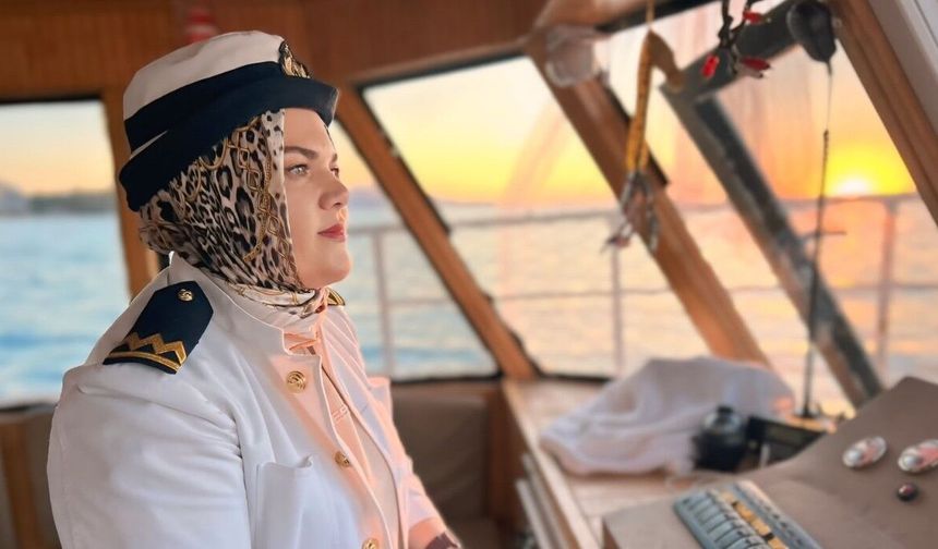 Van Gölü’nün ilk kadın kaptanı: Dümen artık ona emanet