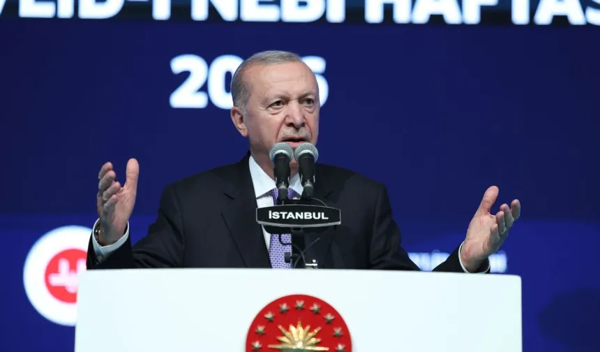 Erdoğan: Müslümanlar olarak başkalarına umut bağlamakla hiçbir yere varamayız