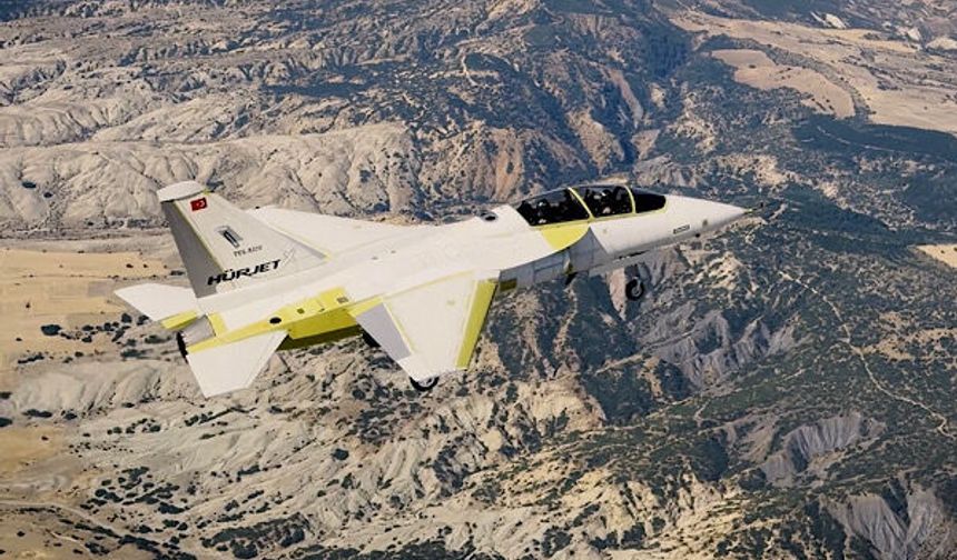 HÜRJET'in Hava Kuvvetleri'ne teslim edilecek ilk uçağı ilk uçuşunu gerçekleştirdi