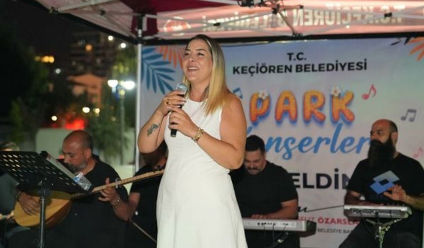 Keçiören parklarda konser coşkusu
