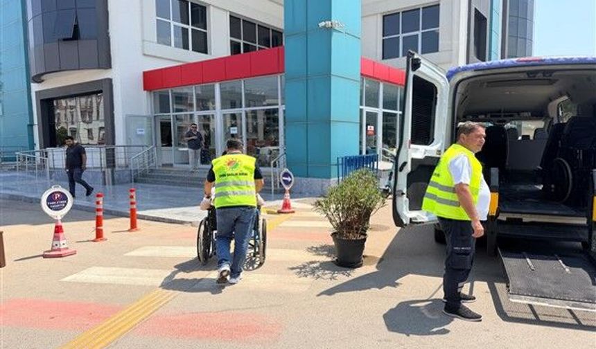 Kepez Belediyesi'nden engelli vatandaşlara ulaşım desteği