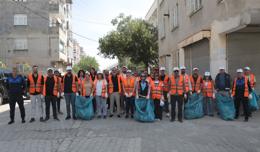 Medya Mahallesi'nde kapsamlı temizlik çalışması yapıldı