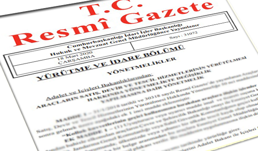 Resmi Gazete başlıkları