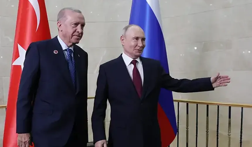 Cumhurbaşkanı Erdoğan, Putin'i Bişkek'te görüşmenin ardından uğurladı